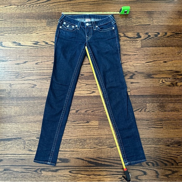 True Religion US 27 Julie Skinny Jeans with Rhinestones - Picture 11 of 15
